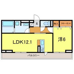 ヒュッゲ大山の物件間取画像